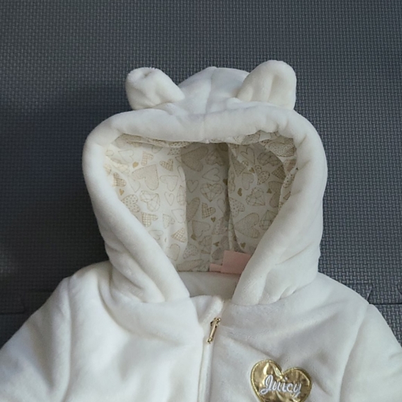 Juicy Couture plush sherpa all-in-one winter suit - Picture 2 of 5